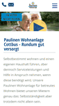 Mobile Screenshot of paulinen-wohnanlage.de